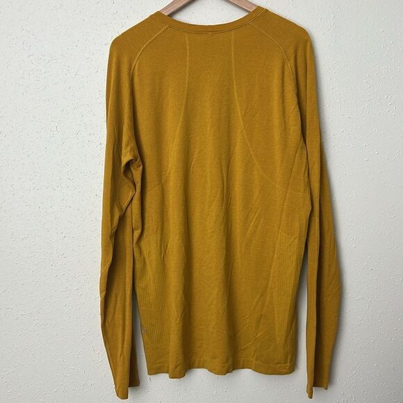 Lululemon Metal Vent Tech Long Sleeve 2.0 Fools Gold / Honeycomb Size XL - Picture 4 of 10